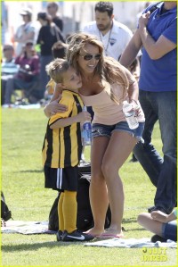 Britney Spears is a Proud Soccer Mom